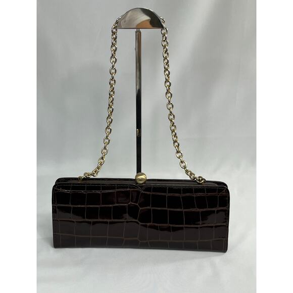Sondra Roberts Chain Clutch Handbag - Picture 2 of 10